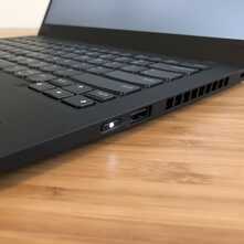 side of x1 carbon showing power button