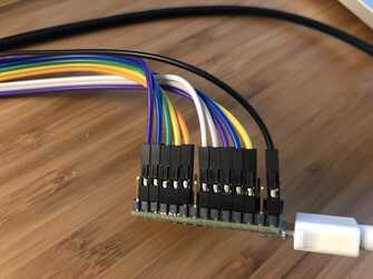 wires connected to teensy board pins