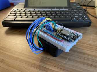 rear view of WiFiStation prototype